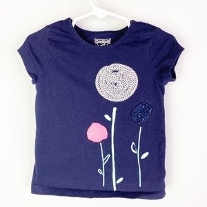 OSHGOSH Blue Floral T-shirt